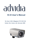 Advida B-33 User`s manual