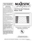 Vermont Castings VL24RP Operating instructions