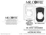 Mr. Coffee CBTC80 Operating instructions