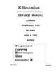 Electrolux affinity Service manual