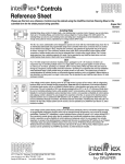 ® Controls Reference Sheet