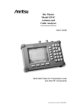 Anritsu S251C User`s guide