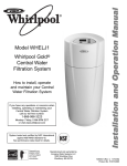 Whirlpool WHELJ1 Specifications