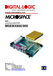 DIGITAL-LOGIC MICROSPACE MSEBX800 User manual