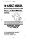 Black & Decker CS1040L Instruction manual