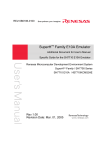 Renesas SuperH HS7710KCM02HE User`s manual
