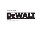 DeWalt DWE575 Instruction manual