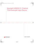 Agilent Technologies U2802A User`s guide