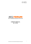 AEQ FORUM User`s manual