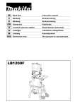 Makita LB1200F Instruction manual