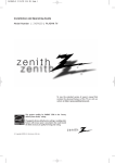 Zenith Z42PQ20 Owner`s manual