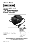Craftsman 919.152350 Troubleshooting guide