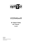 VOLTA VODN46xxIR User manual