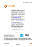 Vizio XVT472SV User manual
