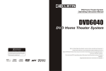 Curtis DVD6040 Instruction manual