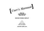 DK-Audio MSD100 User`s manual