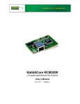 Rabbit RCM3200 User`s manual