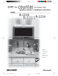 Sharp R1210T Specifications