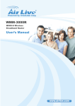 Air Live WMM-3000R User`s manual