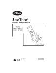 Ariens 938018 - SS722EC Specifications