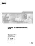 Cisco 15530-LCMB-0200 - ESCON Multiplexing Line Card Multiplexor Installation guide