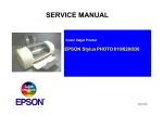Epson Stylus Photo 830 Service manual