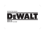 DeWalt DW341M Instruction manual