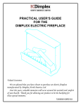 Dimplex DFI2310 User`s guide