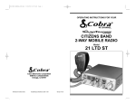 Cobra 21LTDST Operating instructions