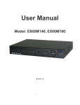 eSecure ES00M140 User manual