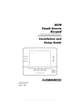 ADEMCO 6270 Specifications