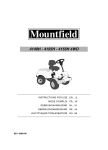 Mountfield 4140H Instruction manual