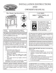 Empire Comfort Systems CIBV-30-2 Owner`s manual