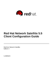 Red Hat Network Satellite 5.5 Client Configuration Guide