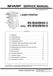 Sharp M450 U Service manual