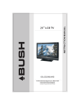Bush IDLCD2604HD Instruction manual