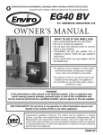 Enviro EG40-071 Owner`s manual