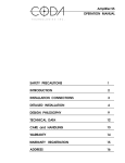 Coda S5 Technical data