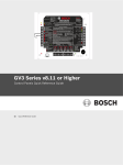 Bosch D720 Installation guide