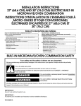 Whirlpool Rmc305pvs Installation Instructions