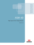 RAD Data comm ASM-20 Specifications