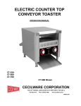 Cecilware CT-500 Specifications