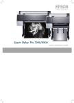 Epson Stylus Pro 7900 User`s guide