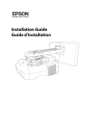 Epson EB-575W Installation guide