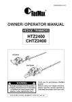 RedMax CHTZ2400 Specifications