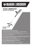 Black & Decker LST300 Instruction manual