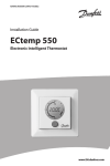 Danfoss ECtemp 550 Installation guide