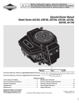 Briggs & Stratton 461700 Specifications