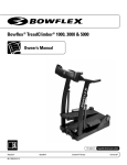 Bowflex TREADCLIMBER 3000 Owner`s manual