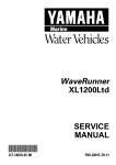 Yamaha WaveRunner XL1200Ltd Service manual